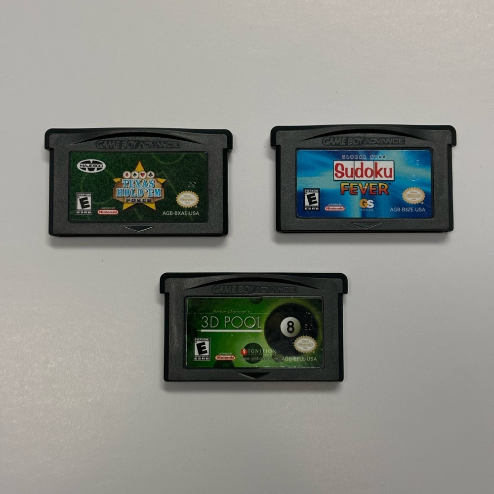 Lot of 3 Gameboy Advance Games